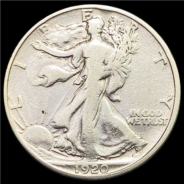 1920-S Walking Liberty Half Dollar LIGHTLY CIRCULATED
