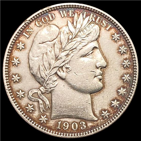 1903 Barber Half Dollar CHOICE AU