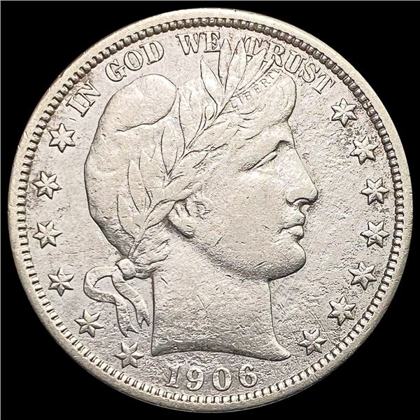 1906-O Barber Half Dollar NEARLY UNCIRCULATED