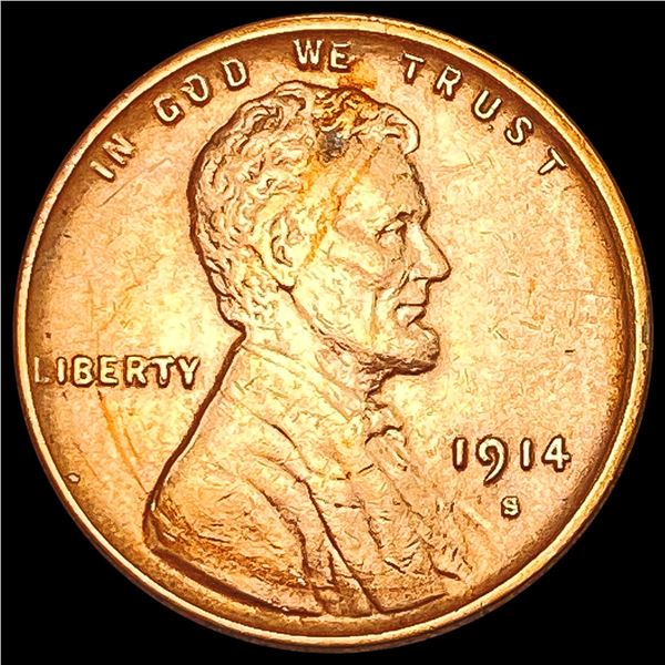 1914-S Red Wheat Cent UNCIRCULATED