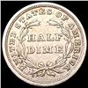 Image 2 : 1839 Seated Liberty Half Dime CLOSELY UNCIRCULATED