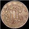 Image 2 : 1856 Silver Three Cent CLOSELY UNCIRCULATED