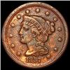 1857 Braided Hair Large Cent LIGHTLY CIRCULATED