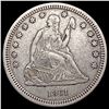 Image 1 : 1861 Seated Liberty Quarter LIGHTLY CIRCULATED