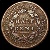 Image 2 : 1809 Classic Head Half Cent NICELY CIRCULATED