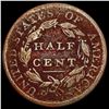 Image 2 : 1809 Classic Head Half Cent NICELY CIRCULATED