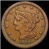 1854 Braided Hair Half Cent LIGHTLY CIRCULATED