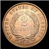 Image 2 : 1869 RED Two Cent Piece UNCIRCULATED