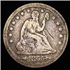 Image 1 : 1855-S Arrows Seated Liberty Quarter NICELY CIRCULATED