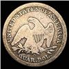 Image 2 : 1855-S Arrows Seated Liberty Quarter NICELY CIRCULATED