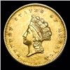 Image 1 : 1854 Rare Gold Dollar UNCIRCULATED