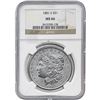Image 1 : 1881-S Morgan Silver Dollar NGC MS66