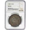 Image 1 : 1883-O Morgan Silver Dollar NGC MS63 Color