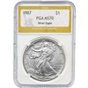 Image 2 : [2] 1987 Silver Eagle PGA MS70