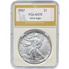 Image 4 : [2] 1987 Silver Eagle PGA MS70