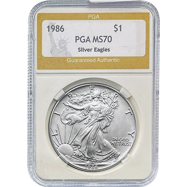 1886 Silver Eagle PGA MS70