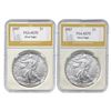 Image 1 : [2] 1987 Silver Eagle PGA MS70