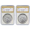 Image 1 : [2] 1994 Silver Eagle PGA MS70