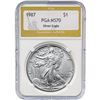 Image 2 : [2] 1987 Silver Eagle PGA MS70