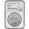 Image 4 : 1995-2020 Silver Eagle NGC MS69/70