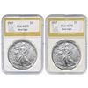 Image 1 : [2] 1987 Silver Eagle PGA MS70