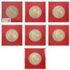 Image 2 : [7] 1971 Gem BU Commemorative Ike Dollar Lot [7 Coins]