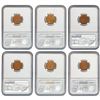 Image 5 : 1937-1956 Gem BU Wheat Cent Set [15 Coins] PCGS/NGC MS66 RD