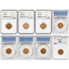 Image 1 : 1945-1956 Gem BU Wheat Cent Set [8 Coins] NGC/PCGS MS65/66 RD