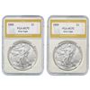 Image 1 : [2] 1989 Silver Eagle PGA MS70