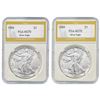 Image 1 : [2] 1989 Silver Eagle PGA MS70