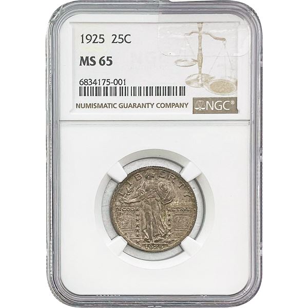 1925 Standing Liberty Quarter NGC MS65