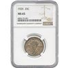 Image 1 : 1925 Standing Liberty Quarter NGC MS65