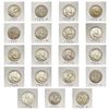 1935-1963 US Silver Half Dollars Lot [19 Coins]