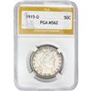 Image 1 : 1915-D Barber Half Dollar PGA MS62