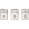 1913-1926 [3] U.S. Type Coins NGC VF-MS20-64