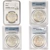 1884-1898 [4] Morgan Silver Dollar PCGS/NGC MS62-63