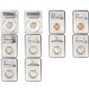 Image 1 : 1940-1967 [10] U.S. Type Coins PCGS/NGC MS/PR66-68