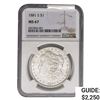Image 1 : 1881-S Morgan Silver Dollar NGC MS67