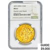 Image 1 : 1873 $20 Gold Double Eagle NGC MS61 Open 3
