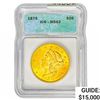 Image 1 : 1875 $20 Gold Double Eagle ICG MS62