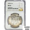 Image 1 : 1878-S Morgan Silver Dollar NGC MS63