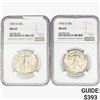 Image 1 : [2]1947-D Walking Liberty Half Dollar NGC MS63-64