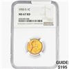 Image 1 : 1955-S Wheat Cent NGC MS67 RD