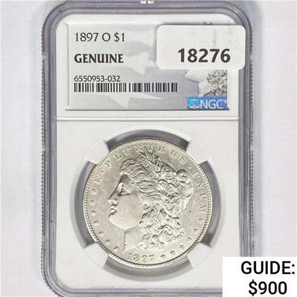 1897-O Morgan Silver Dollar NGC