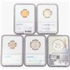 Image 2 : [5]1966 U.S. SMS Set [1C-50C] NGC MS67
