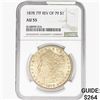 Image 1 : 1878 REV79 Morgan Silver Dollar NGC AU55