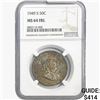 Image 1 : 1949-S Franklin Half Dollar NGC MS64 FBL
