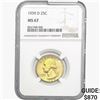 Image 1 : 1939-D Washington Silver Quarter NGC MS67