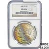 Image 1 : 1881-S Morgan Silver Dollar NGC MS64*