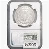 Image 2 : 1887 Morgan Silver Dollar NGC MS63